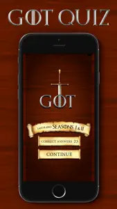 GOT Quiz: Best Drama Quiz screenshot #1 for iPhone