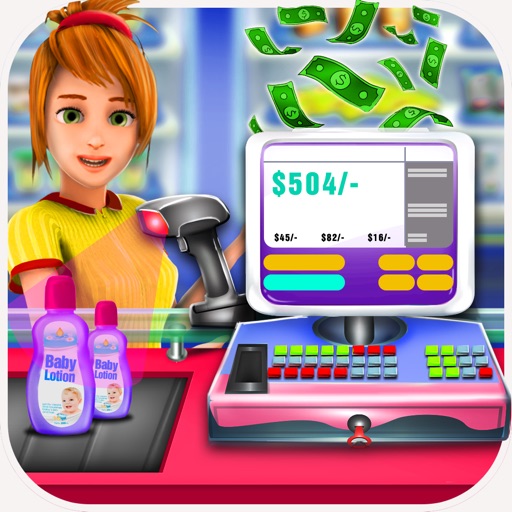 Grocery Store Cash Register Icon