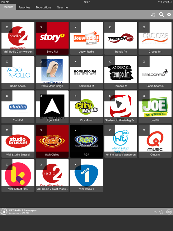 Belgium Radio: Radio België FM iPad screenshot 5 - Music app