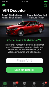 Check VIN Decoder screenshot