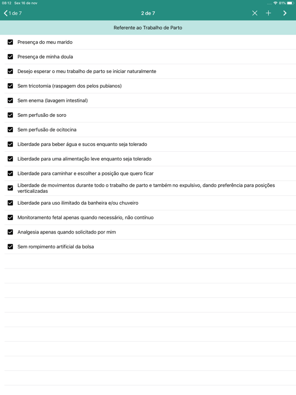 Screenshot #6 pour Plano de Parto Fácil