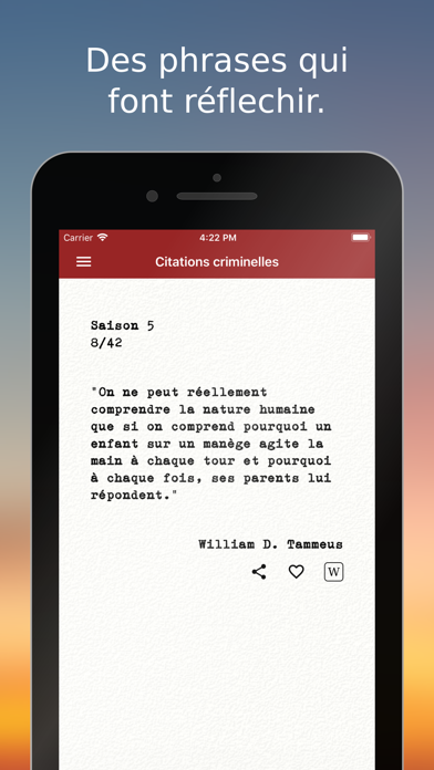 Screenshot #2 pour Citations Criminelles