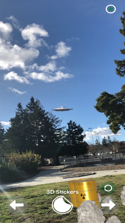 Augmented Reality UFO Stickers screenshot-3