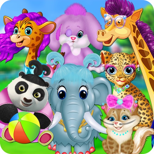 Beauty Animal Hair Fun Salon Icon