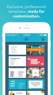 print business card maker iphone screenshot 3