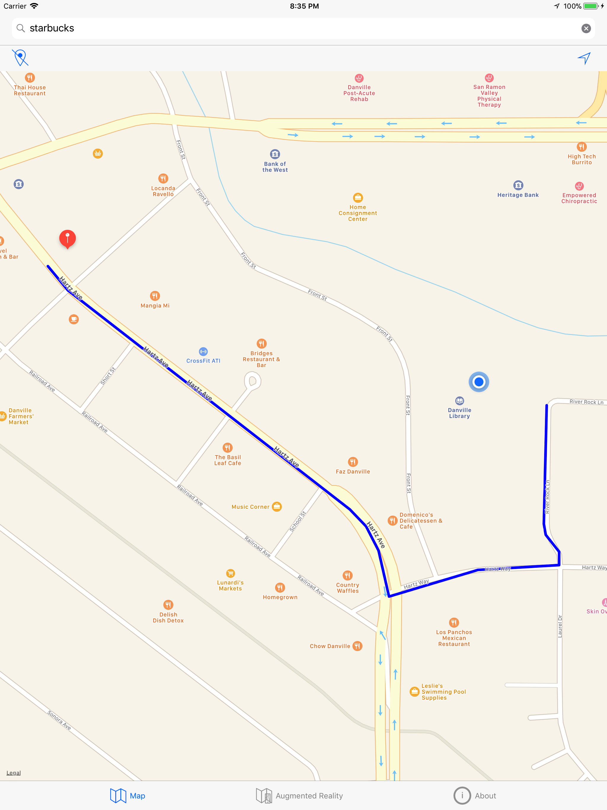 Augmented Reality Map