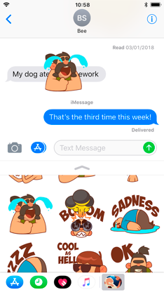 Almost a Hero Stickers screenshot 2