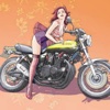 Girl on Motorbike