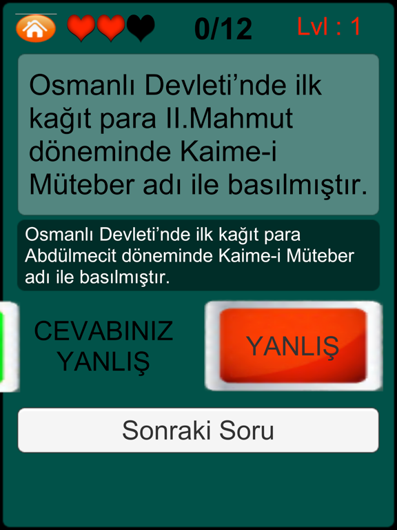 Screenshot #6 pour Kpss Doğru Yanlış