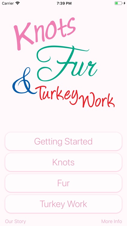 Knots, Fur & Turkey Work