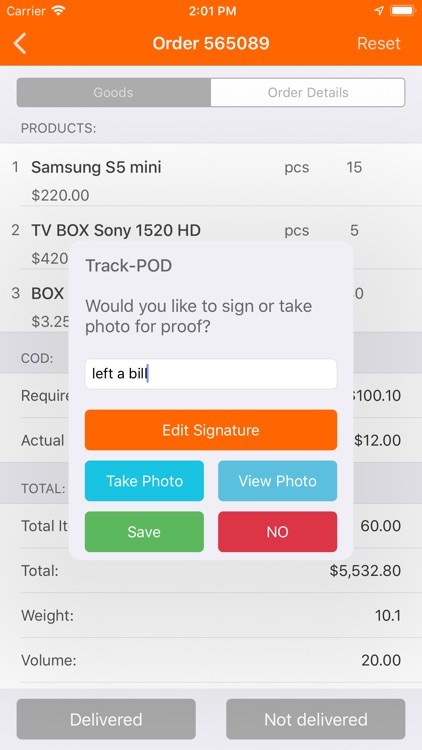 Track-POD Proof of Delivery screenshot-4