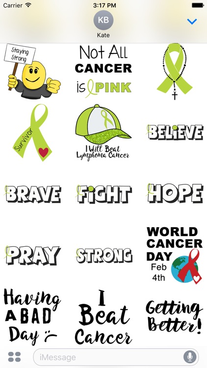 Lymphoma Cancer Stickers
