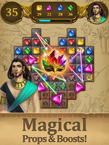 Jewel Swap -Magic Match 3 gameのおすすめ画像1