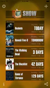 TV Show Manager screenshot #5 for iPhone