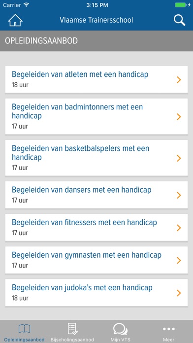 Vlaamse Trainersschool screenshot 2