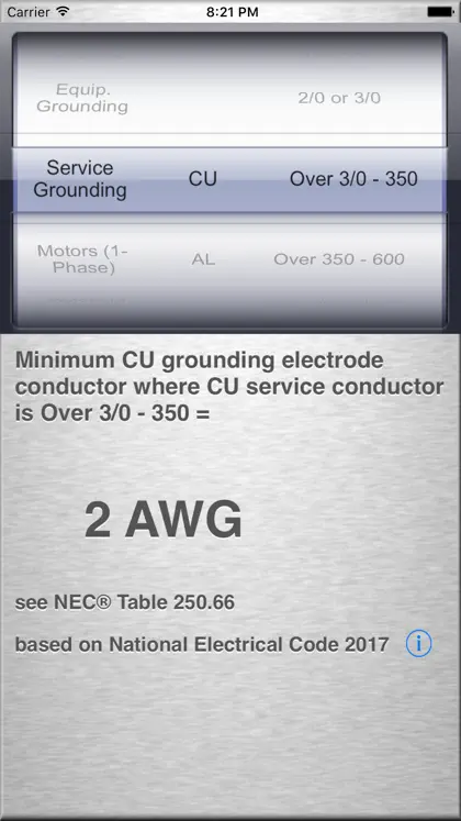 Screenshot 3 di 5 di A NEC® 2017 Quick Reference