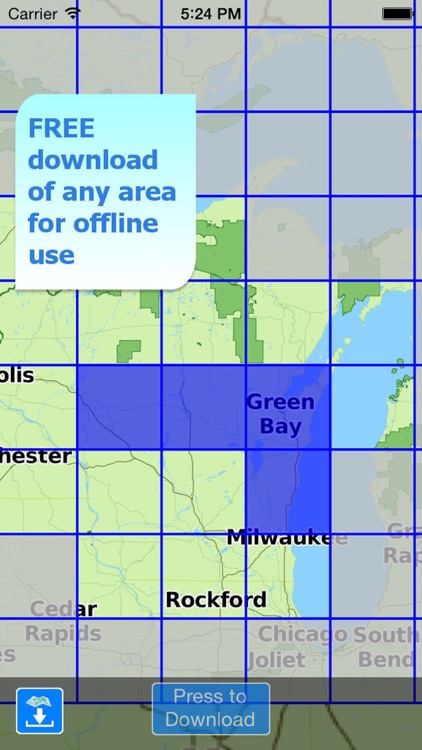 Aqua Map Wisconsin Lakes GPS screenshot-5