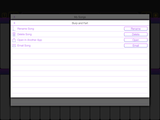 Burp and Fart Piano iPad screenshot 4 - Music app