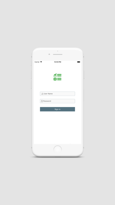 App screenshot