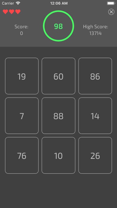 100S ( Numbers Puzzle Game ) screenshot 2