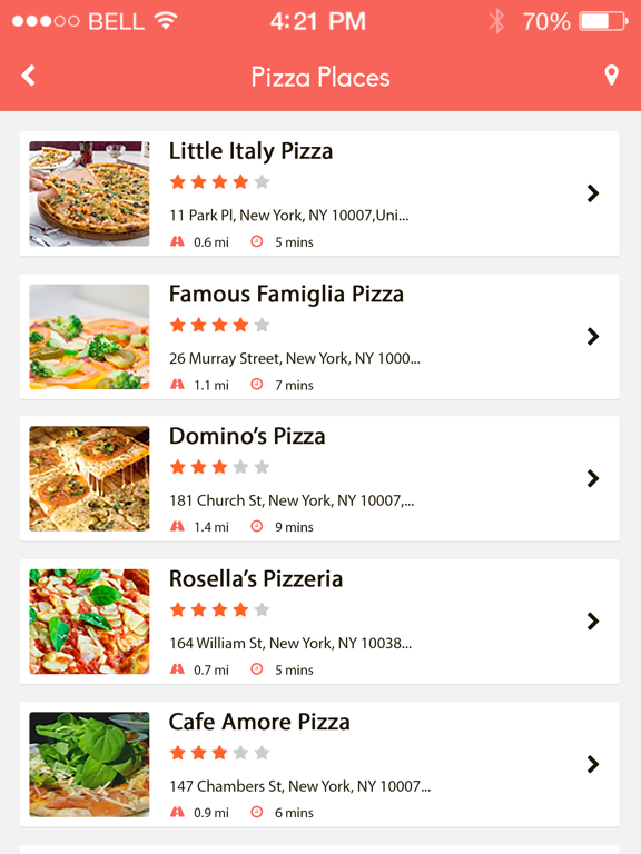 Screenshot #6 pour Near Me Restaurants