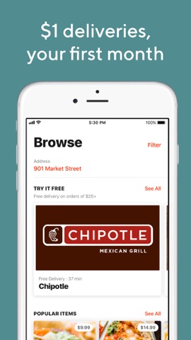 Doordash Order Food Delivery App Itunes Deutschland