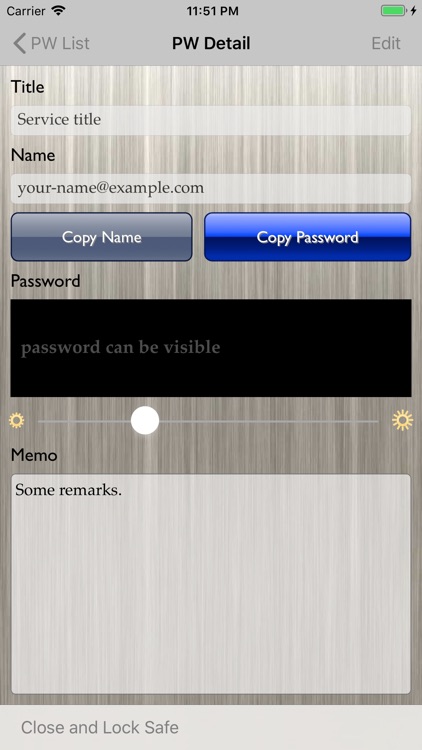 Quick Password Safe