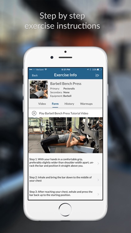 My Workout+ Exercise and Weightlifting Journal