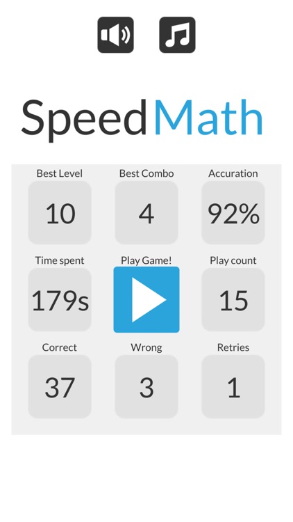 Speed Math - Infinite puzzles