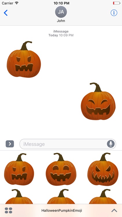 Halloween Pumpkin Emoji Fc