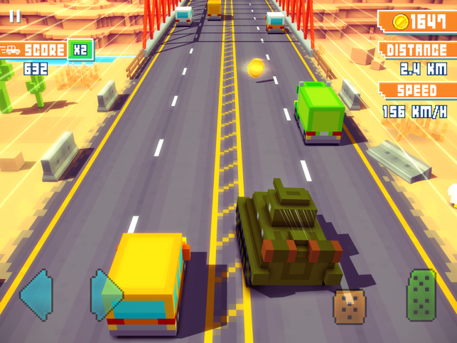 ‎Blocky Highway Screenshot