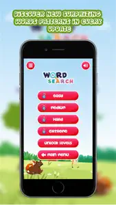 Word Search Animal Puzzle screenshot #1 for iPhone