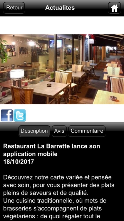Restaurant Le Barrette