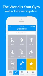 instant fitness: workout trainer iphone screenshot 1