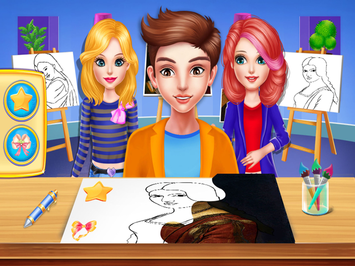 Boys and Girls at the Museum