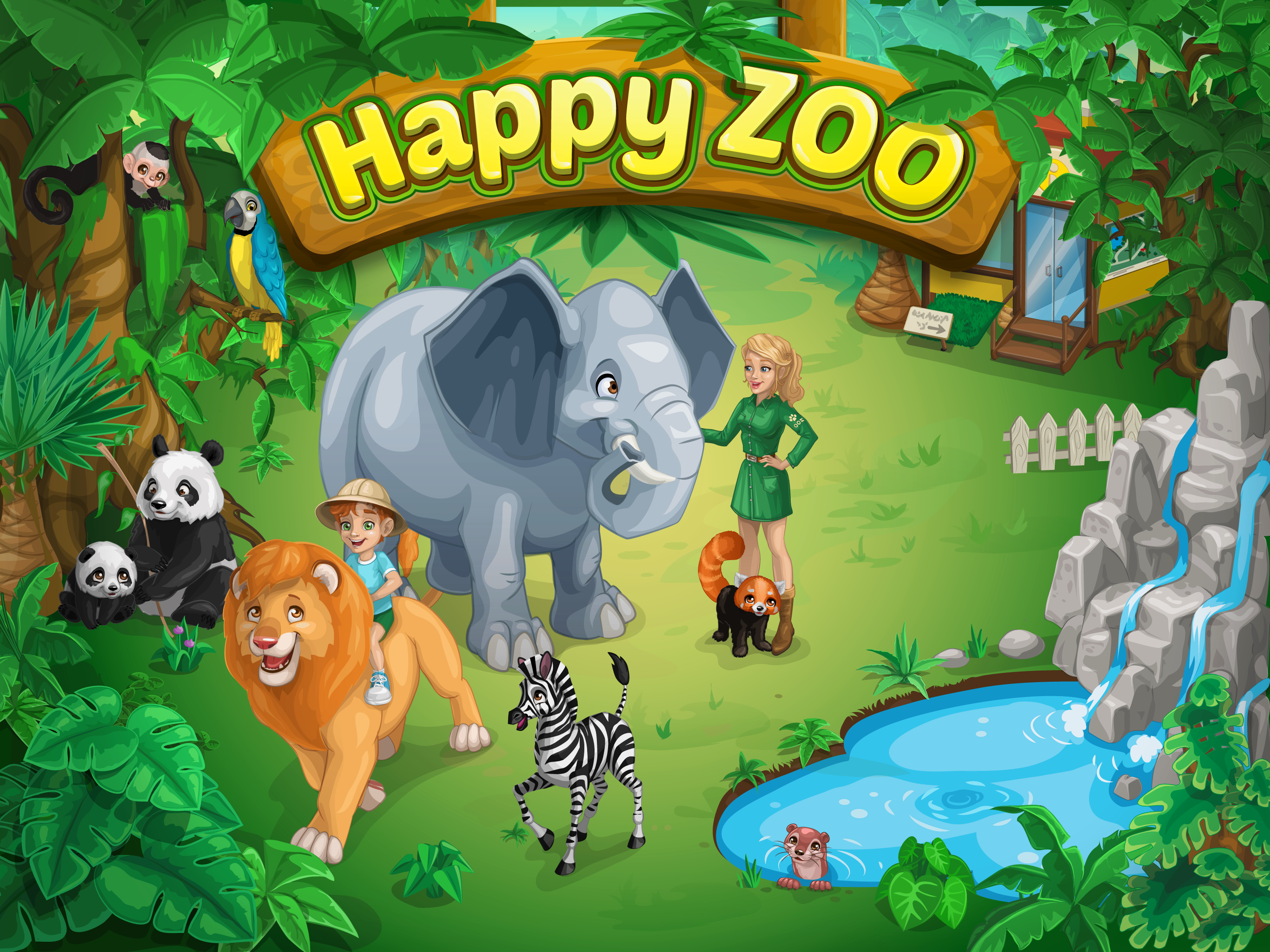 Happy Zoo - Wild Animals screenshot 6