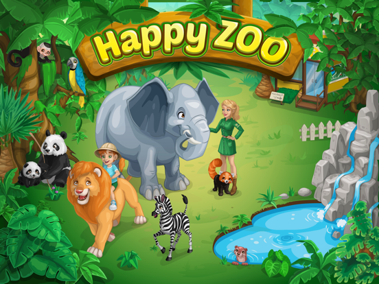 Happy Zoo - Wild Animals iPad app afbeelding 1