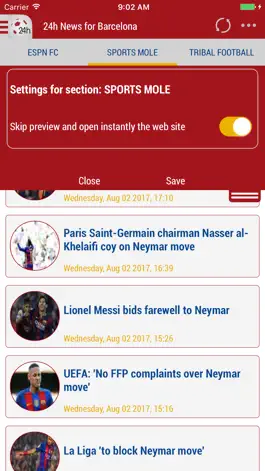 Game screenshot 24h News for Barcelona apk