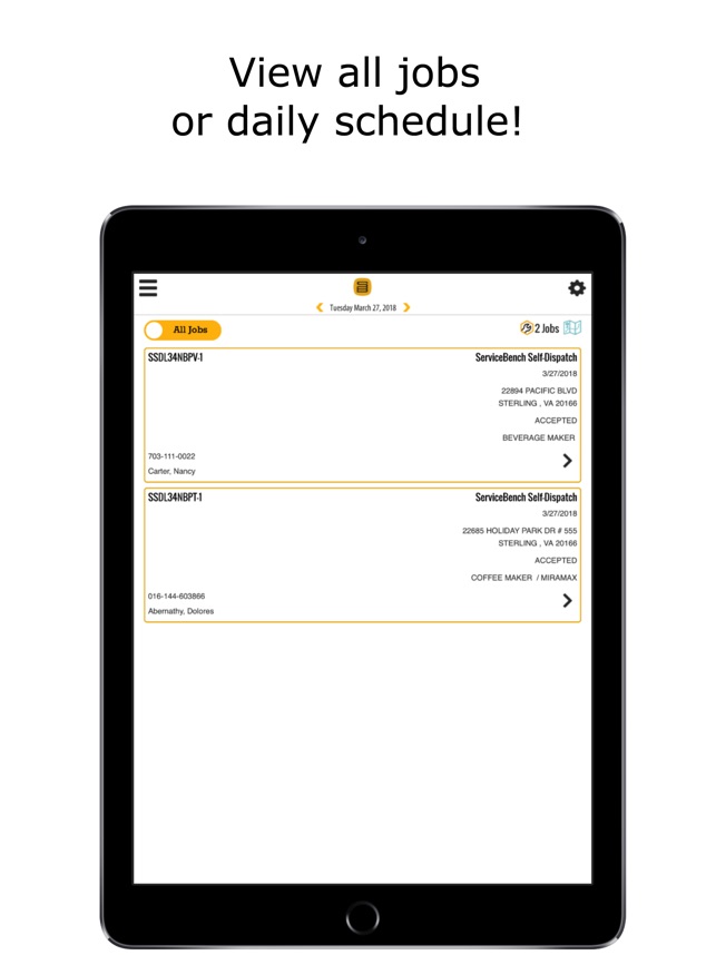Servicebench On The App Store