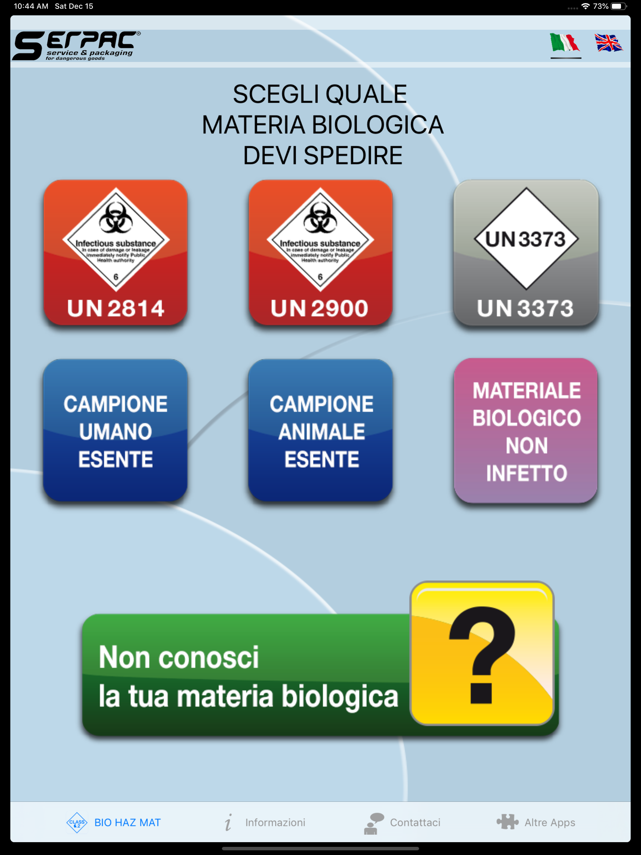 BIO HAZ MAT – Class 6.2 screenshot 6