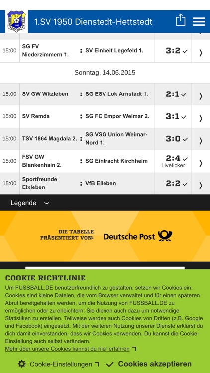 1.SV 1950 Dienstedt-Hettstedt