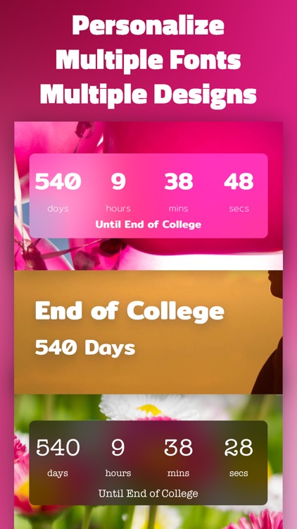 Countdown Timer: Count to Days