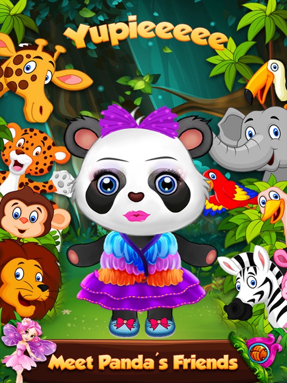 Panda Makeup Salon iPad screenshot