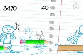 Game screenshot Stick-Man Runner - Doodle Monster Sketch Survival apk