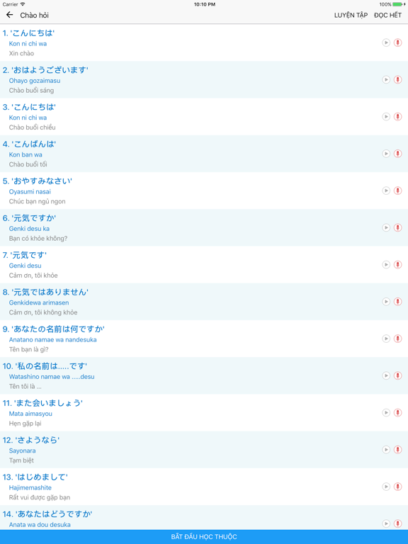 Screenshot #5 pour Tieng Nhat Giao Tiep
