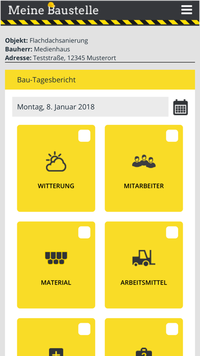 Screenshot #3 pour Baustellen App