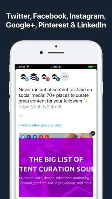 Buffer: Social Media Manager Screenshot