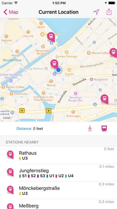 Screenshot #2 pour Hamburg Rail Map Lite