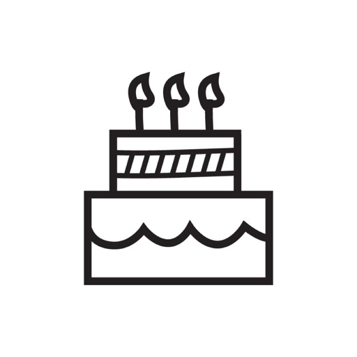 Minimal Birthday Doodles iOS App