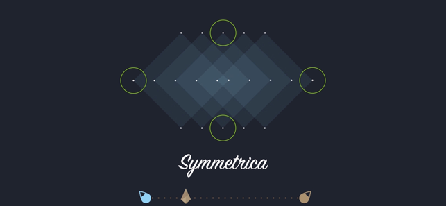 ‎Symmetrica - Minimalistic game Screenshot